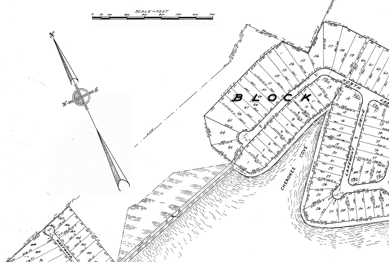 Lake Tishomingo Plat Map