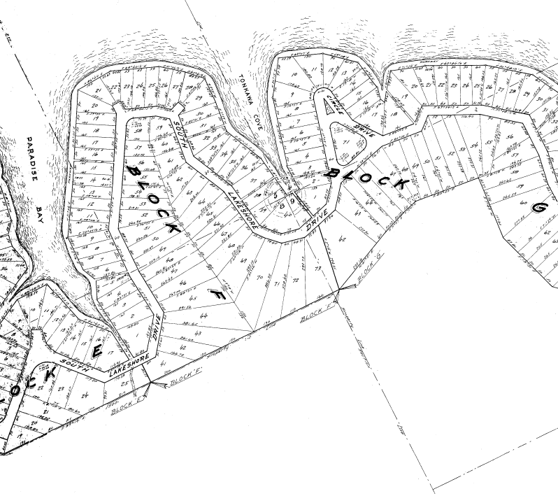 Lake Tishomingo Plat Map